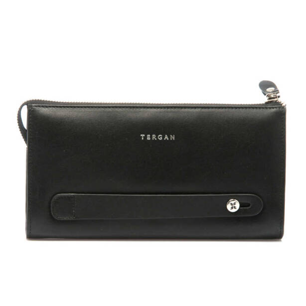 Siyah Hakiki Deri Erkek Portföy Çantası - S1PC00021288-C59 - Tergan