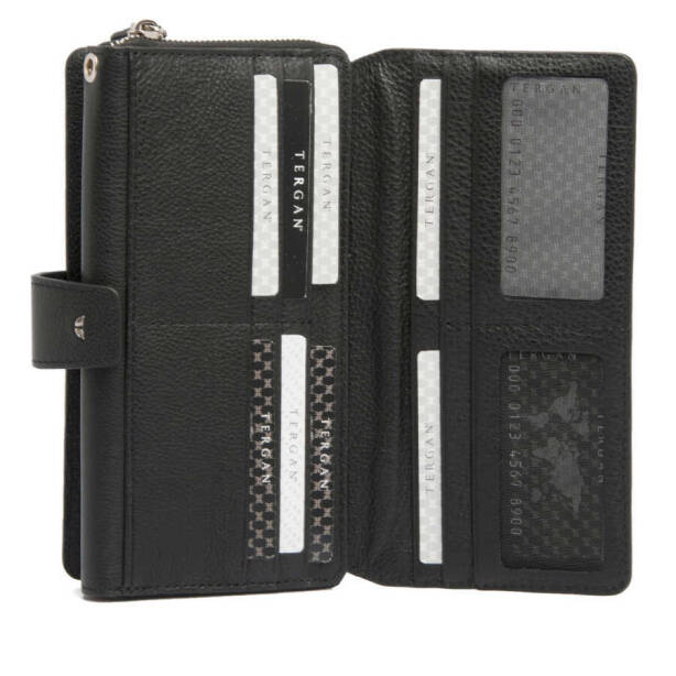 Siyah Deri Erkek Portföy Çantası - S1PC00021356-A6F - 4