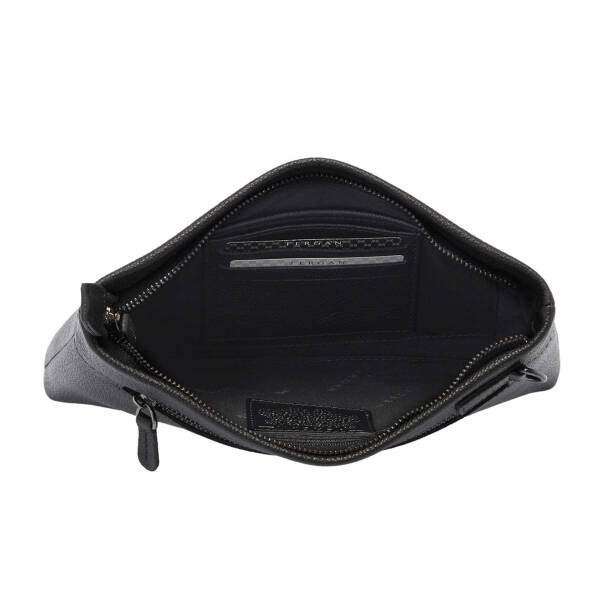 Siyah Hakiki Deri Erkek Portföy Çantası - S1PC00021469-A6F - 4