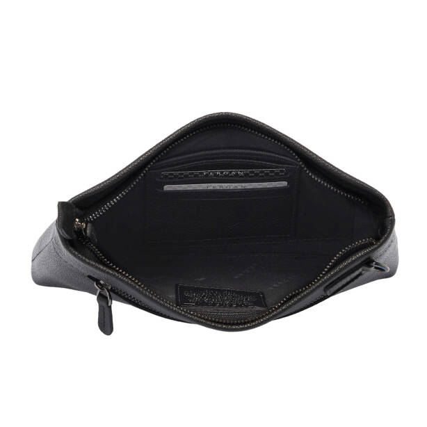 Siyah Hakiki Deri Erkek Portföy Çantası - S1PC00021469-A6F - 4