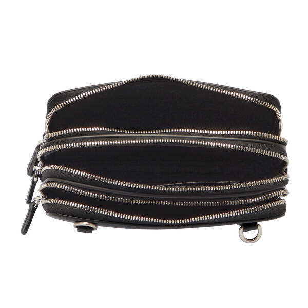 Siyah Deri Erkek Portföy Çantası - S1PC00021495-A6F - 4