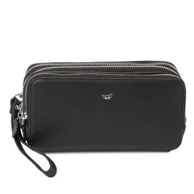 Siyah Deri Erkek Portföy Çantası - S1PC00021495-A85 