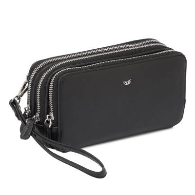 Siyah Deri Erkek Portföy Çantası - S1PC00021495-A85 - 2