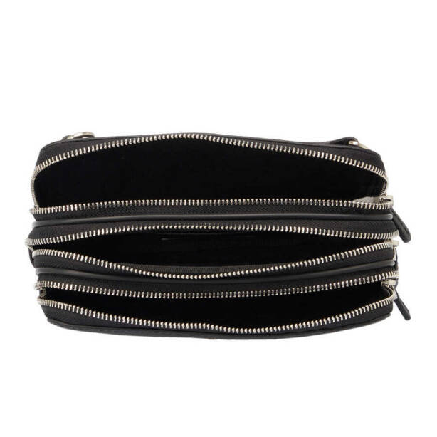 Siyah Deri Erkek Portföy Çantası - S1PC00021495-U9G - 4