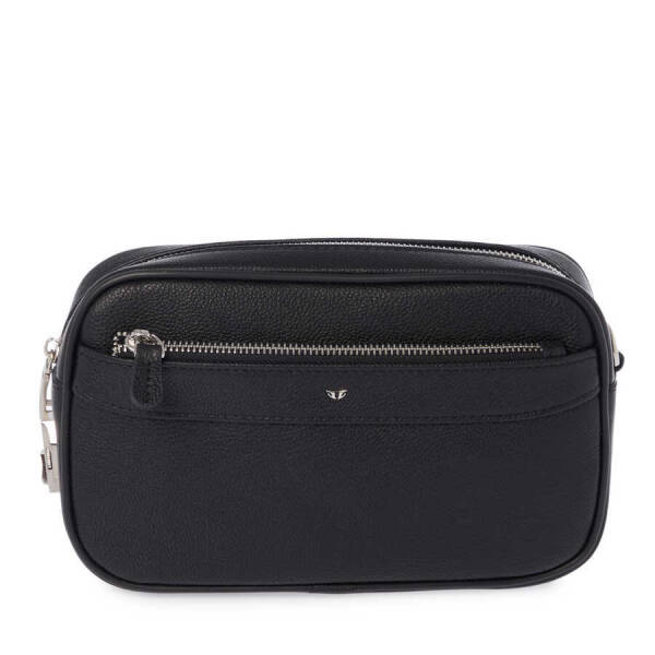 Siyah Deri Erkek Portföy Çantası - S1PC00021499-U9G - 1