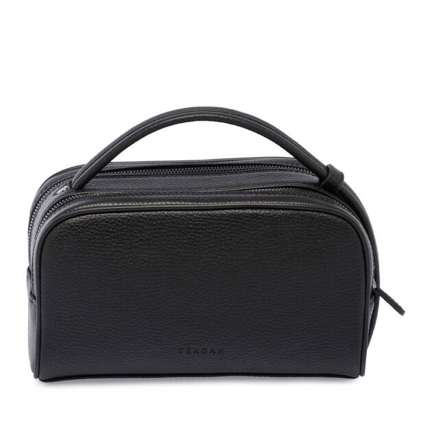 Siyah Deri Erkek Portföy Çantası - S1PC00021510-A41 - 4