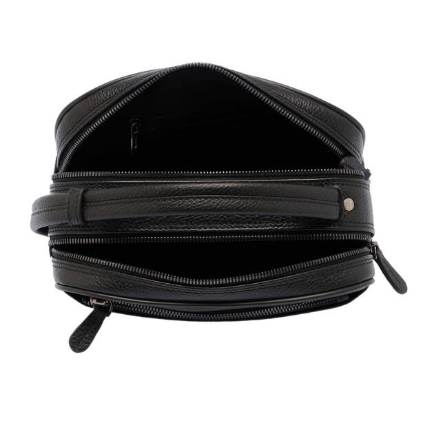 Siyah Deri Erkek Portföy Çantası - S1PC00021510-A41 - 5