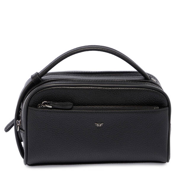 Siyah Hakiki Deri Erkek Portföy Çantası - S1PC00021510-A41 - Tergan