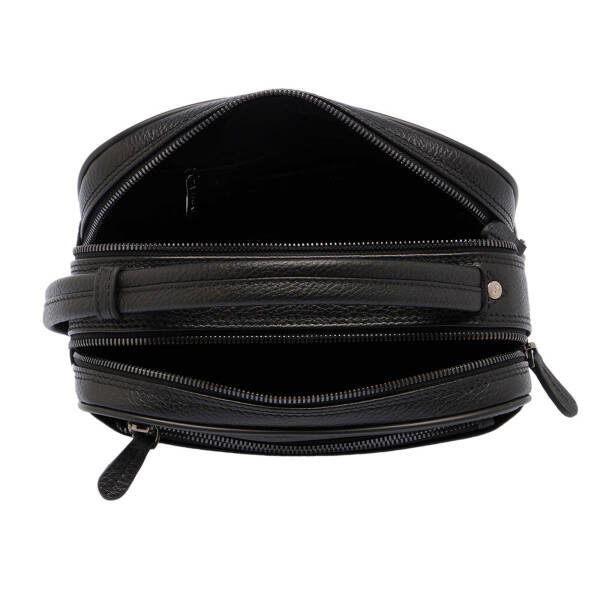 Siyah Hakiki Deri Erkek Portföy Çantası - S1PC00021510-A41 - 5