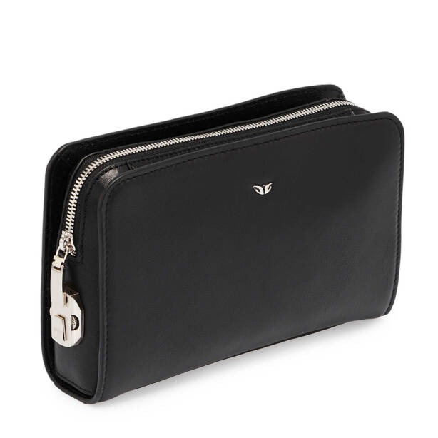 Siyah Hakiki Deri Erkek Portföy Çantası - S1PC00021518-A85 - 2