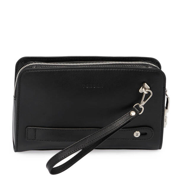 Siyah Hakiki Deri Erkek Portföy Çantası - S1PC00021518-A85 - 3