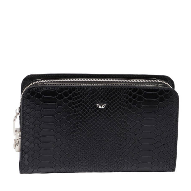 Siyah Deri Erkek Portföy Çantası - S1PC00021518-Z32 - 1