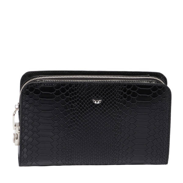 Siyah Deri Erkek Portföy Çantası - S1PC00021518-Z32 - 1