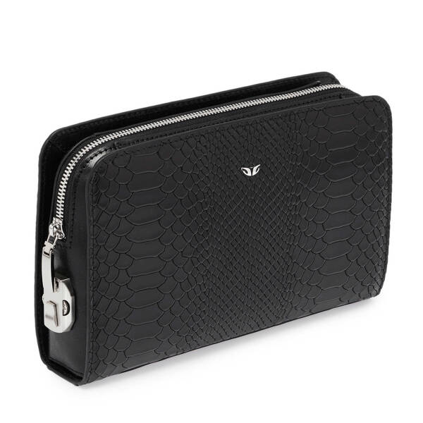 Siyah Deri Erkek Portföy Çantası - S1PC00021518-Z32 - 2