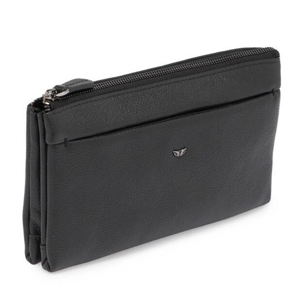 Siyah Deri Erkek Portföy Çantası - S1PC00021519-U9G - 2