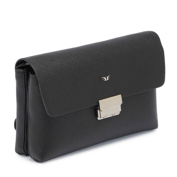 Siyah Deri Erkek Portföy Çantası - S1PC00021523-A6F - 2