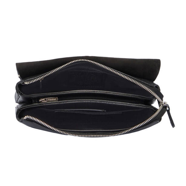 Siyah Deri Erkek Portföy Çantası - S1PC00021523-A6F - 4