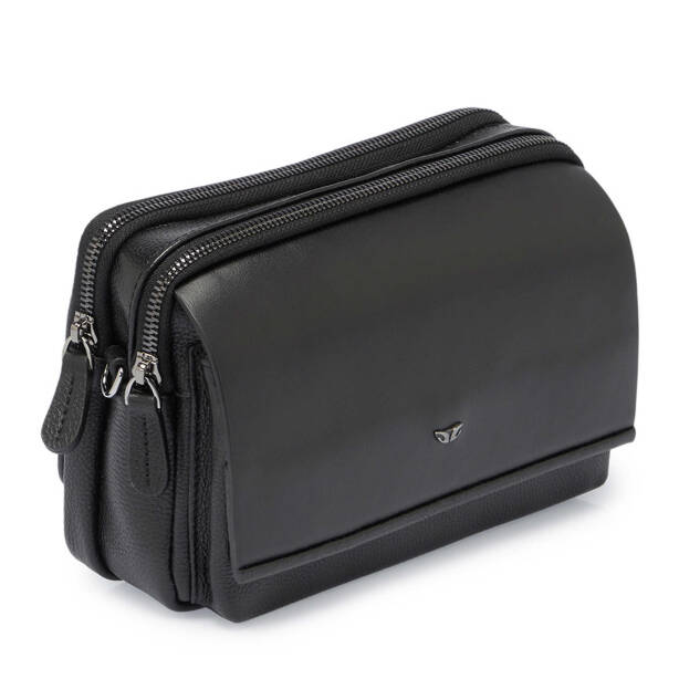 Siyah Deri Erkek Portföy Çantası - S1PC00021529-C3J - 2