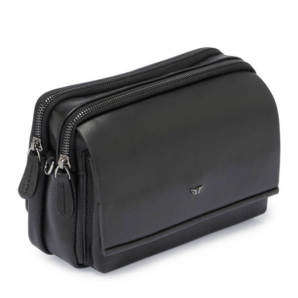 Siyah Hakiki Deri Erkek Portföy Çantası - S1PC00021529-C3J - 2