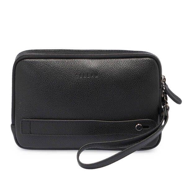 Siyah Hakiki Deri Erkek Portföy Çantası - S1PC00021529-C3J - 3