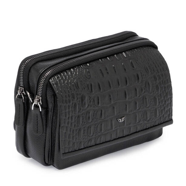 Siyah Deri Erkek Portföy Çantası - S1PC00021529-V1D - Tergan