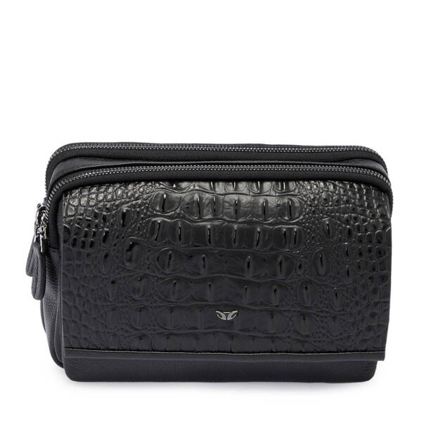 Siyah Deri Erkek Portföy Çantası - S1PC00021529-V1D - 1