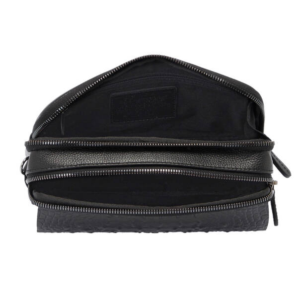 Siyah Deri Erkek Portföy Çantası - S1PC00021529-V1D - 4