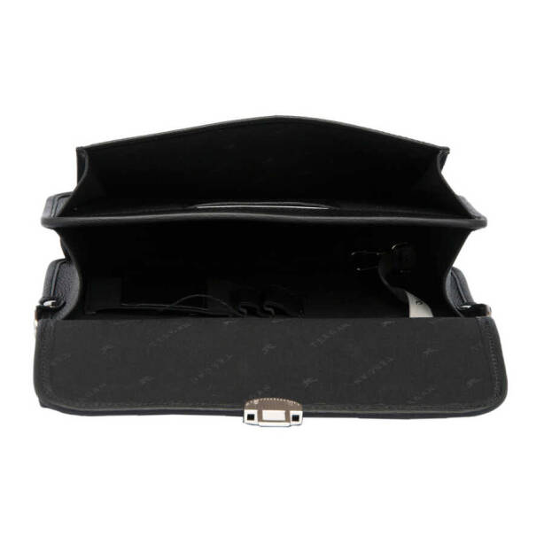 Siyah Deri Erkek Portföy Çantası - S1PC00022126-A41 - 4