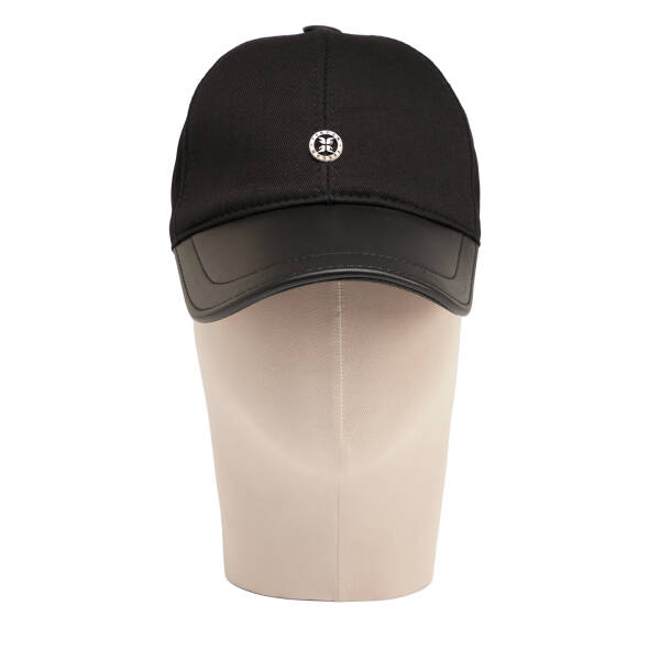 Siyah Deri Erkek Şapka - S1SPK0330004-E1H - 2