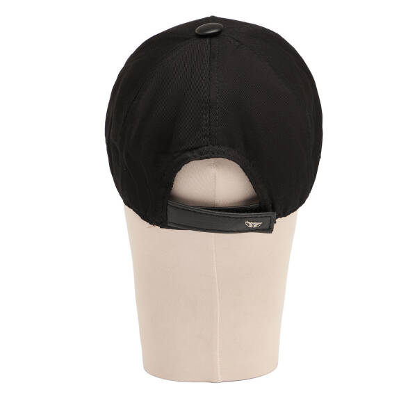 Siyah Deri Erkek Şapka - S1SPK0330004-E1H - 4