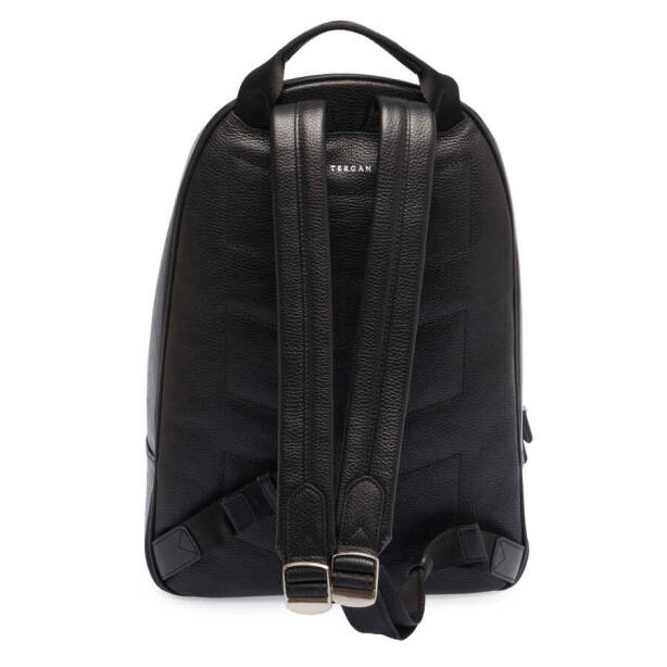 Siyah Hakiki Deri Erkek Sırt Çantası - S1SR00021443-A41 - Tergan