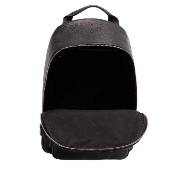 Siyah Hakiki Deri Erkek Sırt Çantası - S1SR00021443-A41 - Tergan