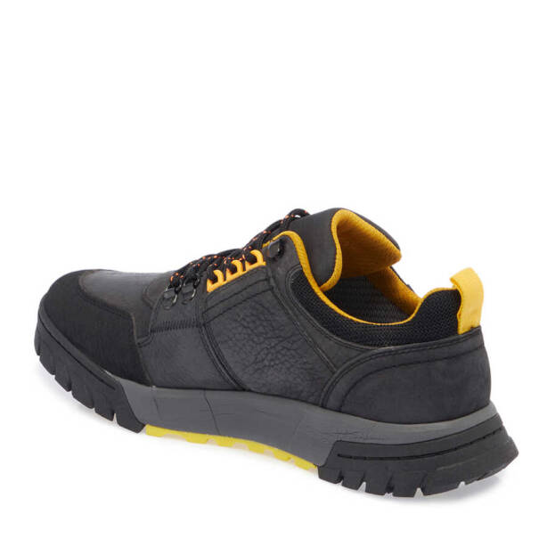 Siyah Deri Erkek Sneaker - E23S1AY56398-A23 - 2