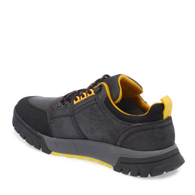 Siyah Deri Erkek Sneaker - E23S1AY56398-A23 - 2