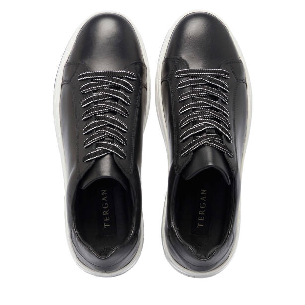 Siyah Deri Erkek Sneaker - E24I1AY56616-A23 - 5