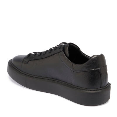  Siyah Deri Erkek Sneaker - E24I1AY56697-A41 - 2