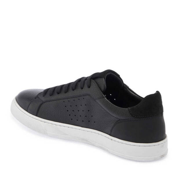 Siyah Deri Erkek Sneaker - E24I1AY56729-A41 - 2