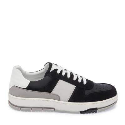  Siyah Deri Erkek Sneaker - E24I1AY56731-A01 - 3