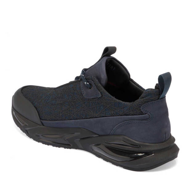 Siyah Hakiki Deri Erkek Sneaker - E24I1AY56800-T4S - 3