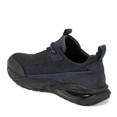 Siyah Deri Erkek Sneaker - E24I1AY56800-T4S - 2