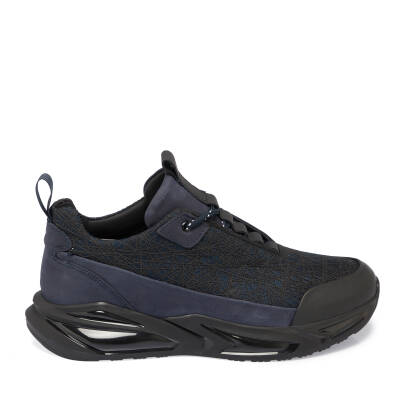 Siyah Deri Erkek Sneaker - E24I1AY56800-T4S - 3