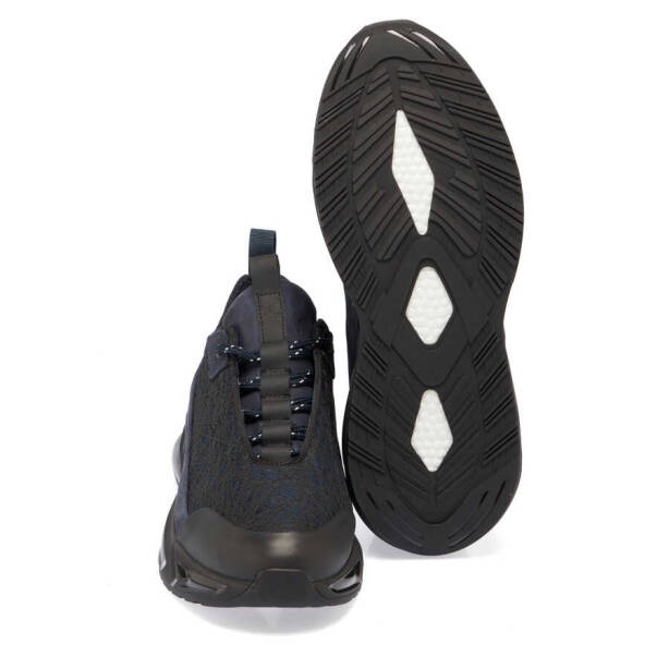 Siyah Hakiki Deri Erkek Sneaker - E24I1AY56800-T4S - 4