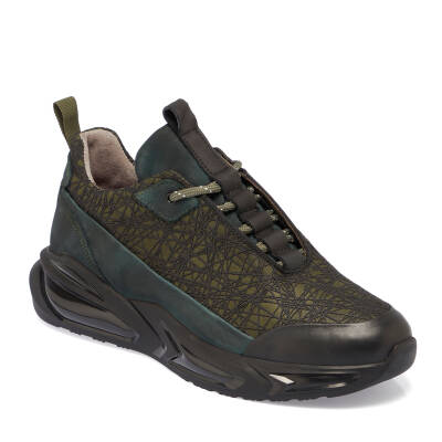 Siyah Deri Erkek Sneaker - E24I1AY56800-T4T 