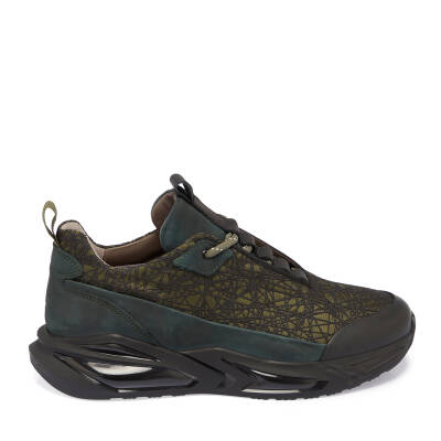 Siyah Deri Erkek Sneaker - E24I1AY56800-T4T - 3