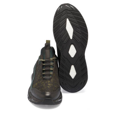 Siyah Deri Erkek Sneaker - E24I1AY56800-T4T - 4