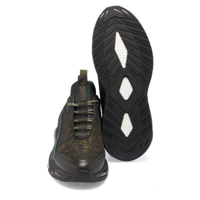  Siyah Deri Erkek Sneaker - E24I1AY56800-T4T - 4