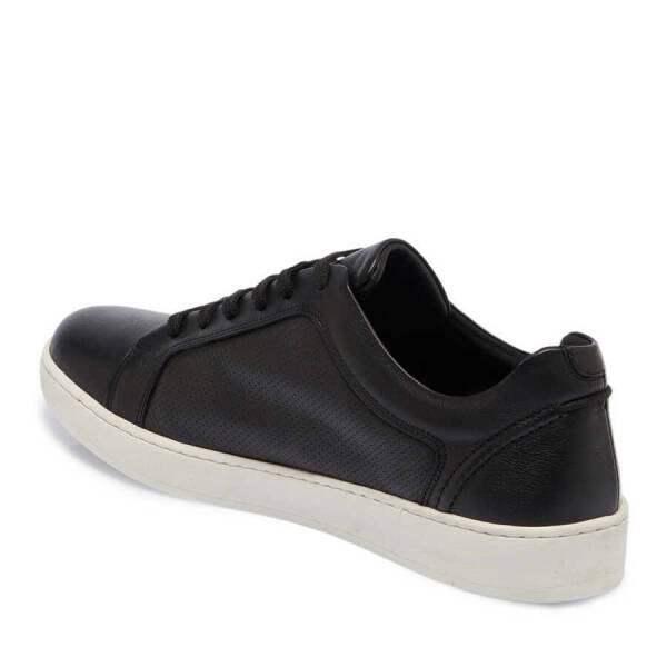 Siyah Deri Erkek Sneaker - E24I1AY56825-A23 - 2