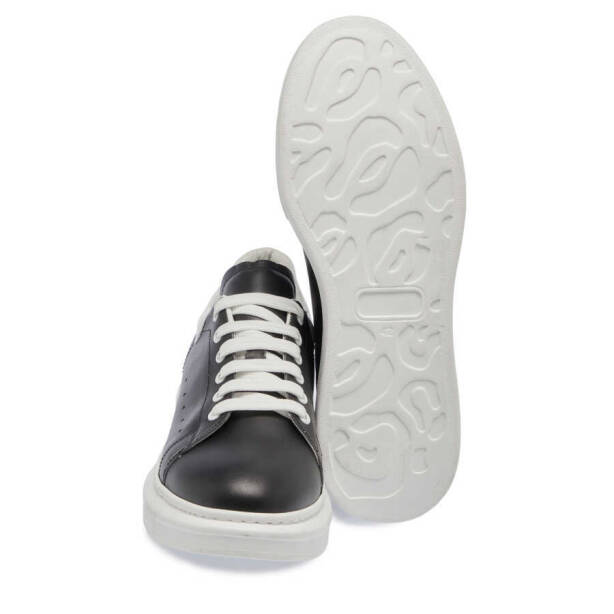 Siyah Hakiki Deri Erkek Sneaker - E24I1AY56843-P57 - 4