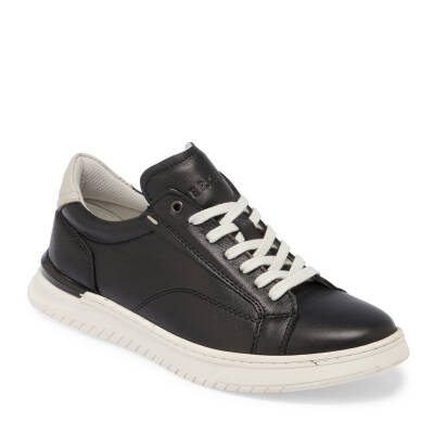  Siyah Deri Erkek Sneaker - E24I1AY56846-C59 