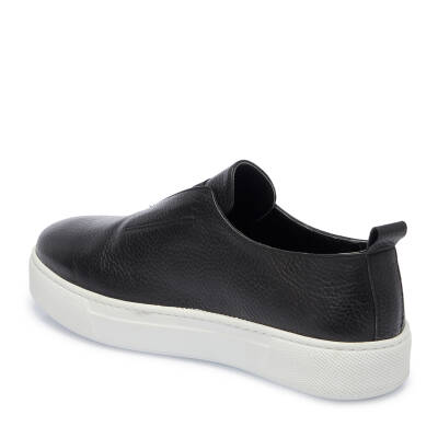 Siyah Deri Erkek Sneaker - E24I1AY56879-A41 - 2